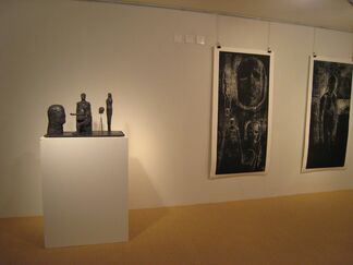 Ofer Lellouche - sculptures and works on paper, installation view