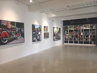 Tom Blackwell - Motorcycles and Mannequins, installation view