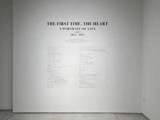 Dario Robleto: The First Time, The Heart, installation view