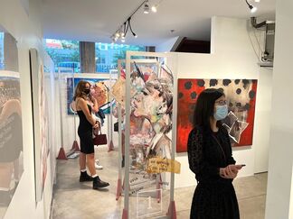Hopscotch | Visual Artists Marsha Nouritza Odabashian and Jennifer Jean Okumura together with Poets Nancy Agabian and Celeste Nazeli Snowber, installation view