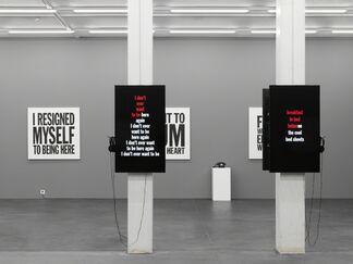 JOHN GIORNO, Space Forgets You, installation view