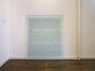 Joseph Kosuth. Made at Conception, installation view