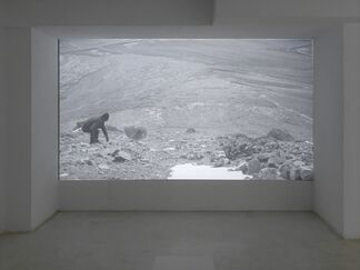 Julian Charrière | Pitch Drop, installation view