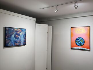 I IMAGINE: Paintings in the Narrative Tradition by Susan Reid Danton, installation view
