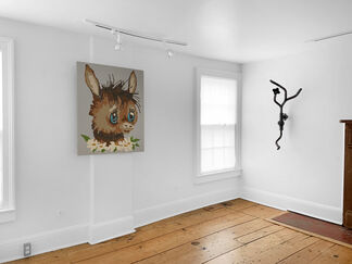 The Mystic, The Miner, The Pickpocket, a Coiner, The Gardener a Swan and a Donkey, installation view