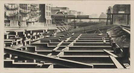 Louis Lozowick, ‘Subway Construction (F. 86)’, 1931