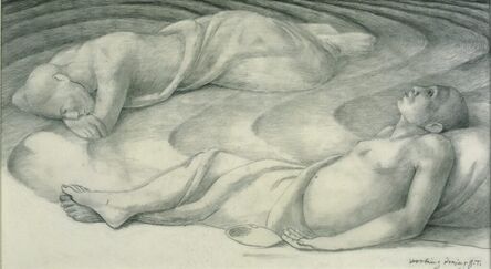 George Tooker, ‘Study for "Sleepers IV" ’, 1978