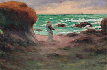 Claude-Émile Schuffenecker, ‘Au Bord de la Mer’