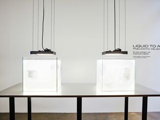 "Liquid to Air : Pneumatic Objects" by Self-Assembly Lab, MIT + Christophe Guberan, installation view