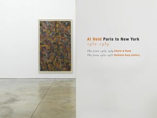 Al Held: Paris to New York 1952–1959, installation view