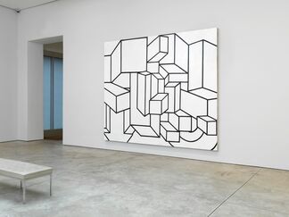 Al Held: Black and White Paintings 1967−1969, installation view