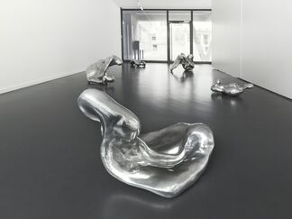 Aluminium Pours, installation view