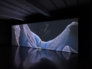 Julian Charrière | Thickens, pools, flows, rushes, slows, installation view