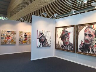 Galerie LeRoyer at urban art fair 2018, installation view