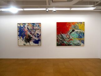 `A Serious Bluffer` Solo Exhibition of Shozo Shimamoto, installation view