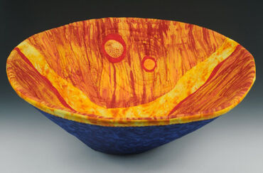 Maria Simonsson, ‘Sunspots (please see our additional image for a view of this sculpted vessel from the side)’, 2014