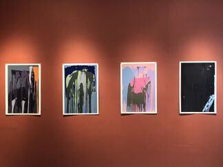 Prints from the 70's; Nevsleson, Stella, Graves, Bolotowsky & Agam, installation view