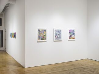 Collage as Painting: Kate Abercrombie and Trevor Winkfield, installation view