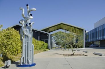 Agensys Inc. | Public Sculptural Commission, installation view