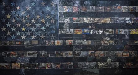 Cey Adams, ‘All American (Black Flag No. 4)’, 2021