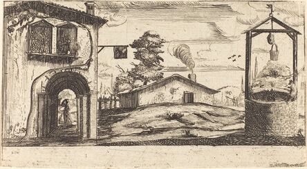 after Jacques Callot, ‘Landscape with a Well’