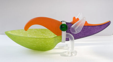 Borowski Glass, ‘Tukan Bowl: 24-01-91 in Lime Green’, 2021
