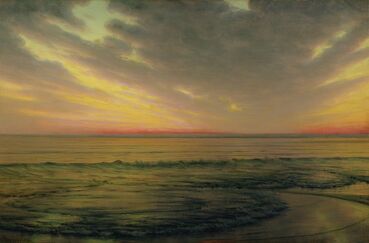 Alexander Harrison (1853-1930), ‘Low Tide Brittany’, ca. 1890