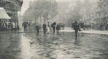 Alfred Stieglitz, ‘Wet Day on the Boulevard, Camera Notes, Picturesque Bits of New York and Other Studies’, 1897