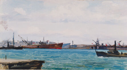 Efim Deshalit, ‘Leningrad.Port.’, 1957
