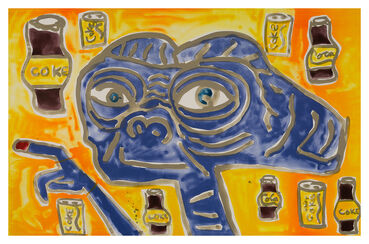 Katherine Bernhardt, ‘ET Phone Home’, 2019