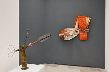 Robert Rauschenberg: Metal, Ink & Dye - late works from Captiva Island, installation view
