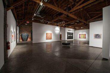 NeoChroma:  A contemporary survey of the use of brilliant color as emphasis in abstract painting, installation view