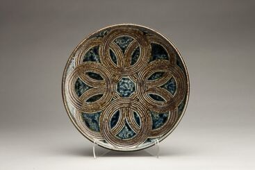 Tomoo Hamada, ‘Plate, salt glaze with combed decoration’, N/A