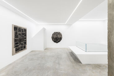 Pausing Sisyphus' orbit to see how hills shaped his boulder, installation view