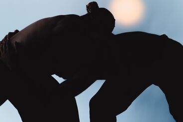 Justin Solomon, ‘"Wrestling Under the Sunset," sounds very romantic ’, 2018