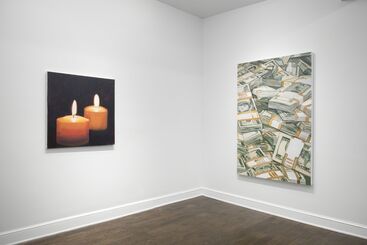 Salad, Candles, and Money, installation view