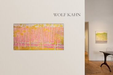 WOLF KAHN, installation view