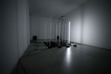 Fernando Velazquez: #L1, after Dan Flavin, installation view
