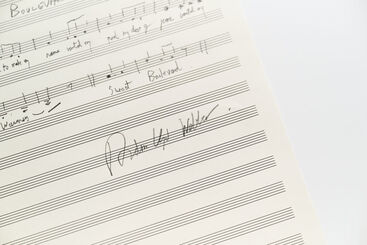 Andrew Lloyd Webber, ‘Handwritten Score of Sunset Boulevard’, 2025