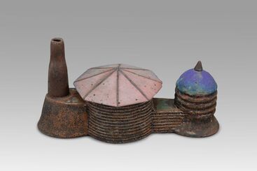 Dan Anderson, ‘Farm Scene Teapot’, ca. 1992