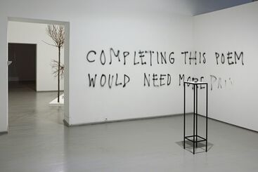 Poems and Things, installation view