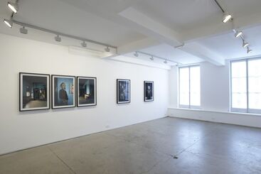 Leonce Raphael Agbodjelou, Demoiselles de Porto Novo, installation view