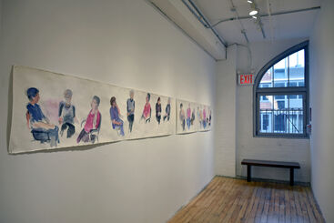 On the Wall: Crony Scrolls, installation view