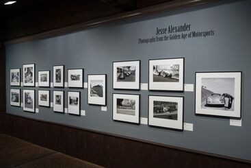 Jesse Alexander: Photographs from the Golden Age of Motorsports, installation view