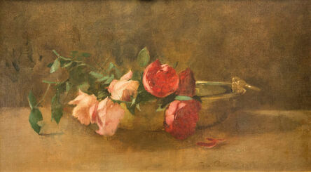 Emil Carlsen, ‘Roses in a Coper Bowl (also Roses in a Dish)’, 1893