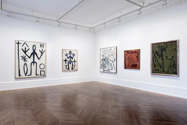 "A.R. Penck: Early Works", installation view
