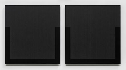 Hadi Tabatabai, ‘Thread Painting 2014-6 (Diptych)’, 2014