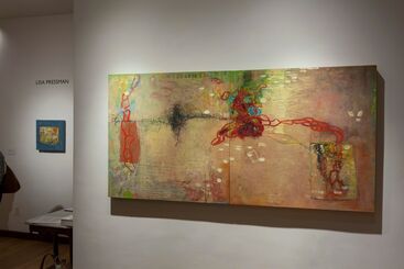 Mapping A Place: Paintings by Lisa Pressman and Joe Piccillo, installation view