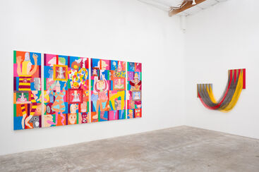 I've got a good mind to give up living and go shopping instead, installation view