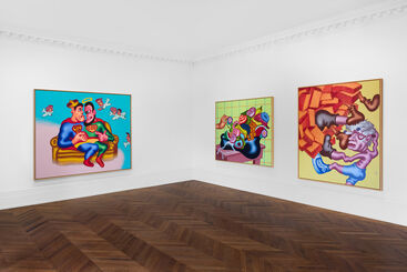 Peter Saul: New Work, installation view